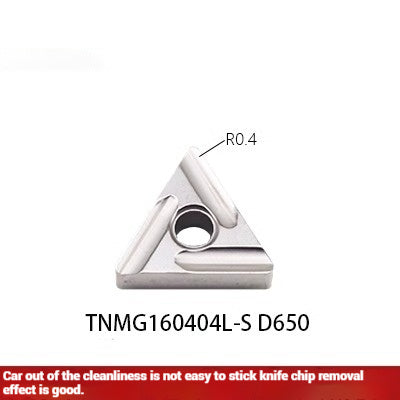 1047-CNC metal-ceramic triangular precision ground grooving inserts TNMG R/L-S/VF high-gloss cylindrical cutter grains Shandong Denso Pricision Tools Co.,Ltd.